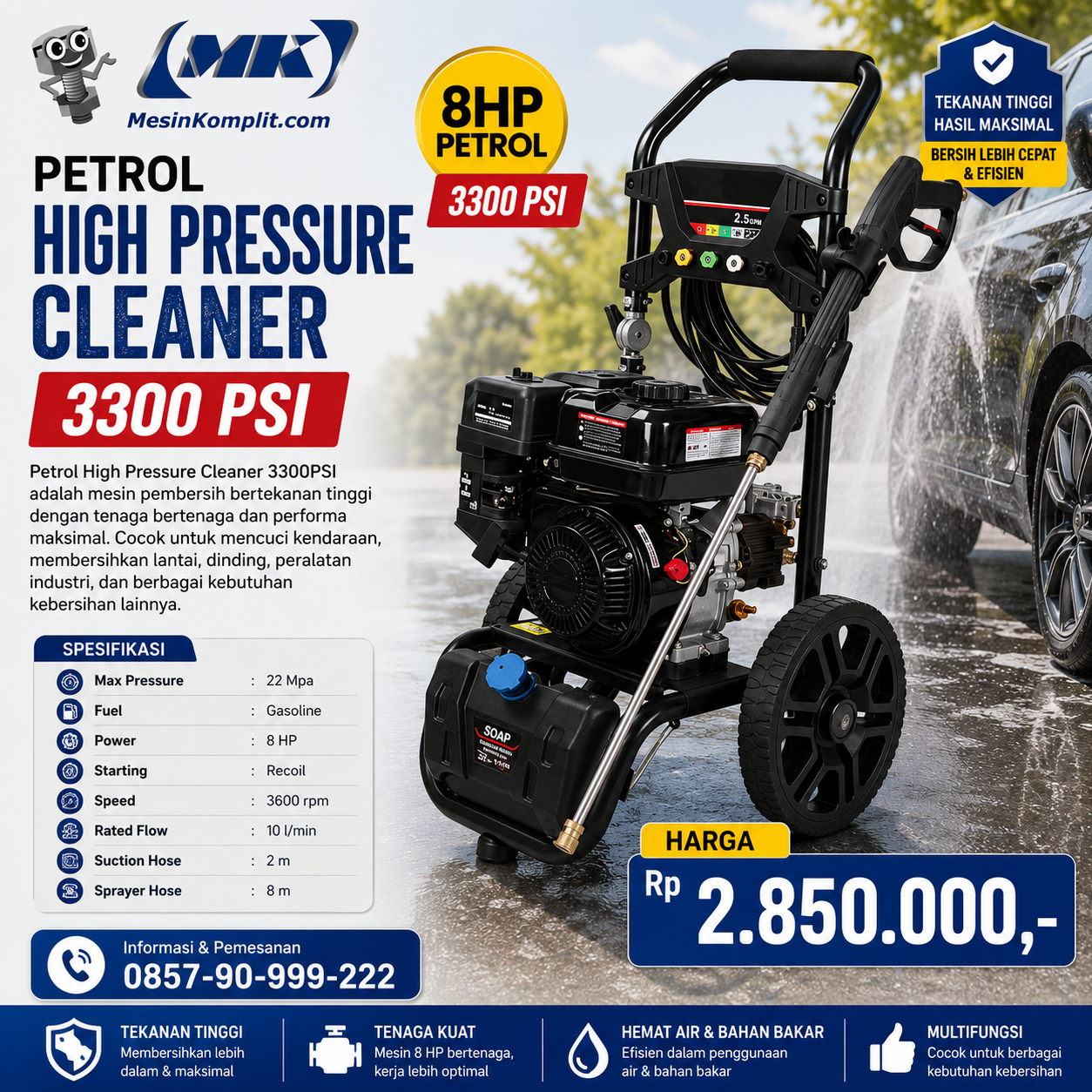 Jet Cleaner Bensin 220 Ba...